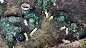 Mở rộng tìm kiếm, phát hiện thêm nhiều hài cốt liệt sĩ tại công viên Lê Thị Riêng