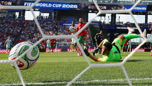 Video Dembele sút xa nâng tỉ số cho tuyển Pháp trước Morcocco ở World Cup 2026 