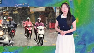 Thời tiết đêm 13 ngày 14-7: Bắc Bộ và Nam Bộ mưa dông về chiều tối; Trung Bộ nắng nóng