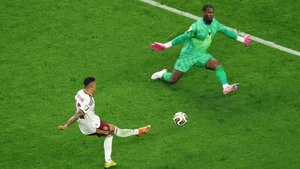 Video Pedro Porro tung cú sút ấn định tỉ số 2-0 cho Tây Ban Nha trận gặp Pháp