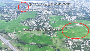 Lý do Quảng Ngãi kiến nghị dời ga đường sắt tốc độ cao về phía nam 2km