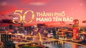 Truyền hình trực tiếp: Cầu truyền hình và trình diễn pháo hoa 'Rạng rỡ tên Người' kỷ niệm 50 năm thành phố mang tên Bác