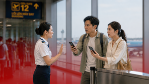 Xuất nhập cảnh bằng hộ chiếu tích hợp trên VNeID có được không?