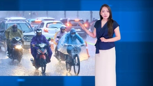 Thời tiết đêm 20 ngày 21-7: Bắc Bộ một số nơi còn mưa to, Trung Bộ nắng nóng, Nam Bộ mưa rào