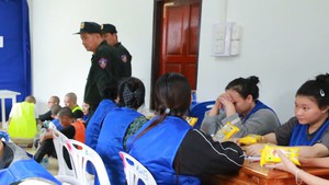 Công an Việt Nam và Lào đột kích ổ nhóm lừa đảo xuyên quốc gia, bắt giữ 40 người