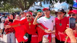Video cổ động viên Morocco tiếp lửa đội nhà gặp Canada ở vòng 16 đội World Cup 2026