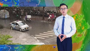 Thời tiết đêm 5 ngày 6-7: Bắc Bộ mưa vừa, mưa to, cục bộ có nơi mưa rất to; Nam Bộ mưa dông về chiều tối