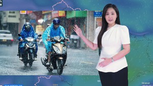 Thời tiết đêm 14 ngày 15-8: Bắc Bộ và Nam Bộ mưa rào và dông; Trung Bộ nắng nóng tiếp diễn