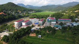Những ngôi trường nội trú trăm tỉ sắp hoàn thành ở vùng biên giới