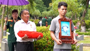 Đưa hài cốt liệt sĩ Đặng Doãn Ngọ về quê nhà Nghệ An sau 48 năm nằm lại TP.HCM