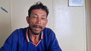 Video chia sẻ của ngư dân Trương Văn Trung khi được đưa vào đất liền