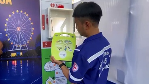 Khánh Hòa triển khai 80 máy khử rung tim tại bãi biển, khu dân cư phục vụ cấp cứu 