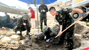 Tìm thấy 29 hài cốt liệt sĩ tại khu vực nhà lao Thành Diên Khánh, Khánh Hòa