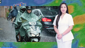 Thời tiết đêm 28 ngày 29-8: Bắc Bộ và Nam Bộ có mưa rào và dông; Trung Bộ ngày nắng nóng, chiều tối mưa dông
