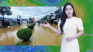 Thời tiết đêm 13 ngày 14-9: Áp thấp nhiệt đới gây mưa to ở Trung Bộ; Bắc Bộ, Nam Bộ mưa dông cục bộ