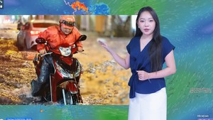 Thời tiết đêm 21 ngày 22-9: Trung Bộ và Nam Bộ mưa to và dông về chiều tối; Bắc Bộ ngày nắng, đêm mưa rào