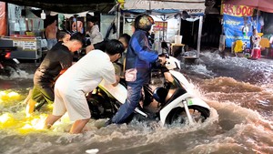 Vì đâu cứ mưa là nước cuồn cuộn đổ về đường Lý Tế Xuyên - Linh Đông, TP.HCM?