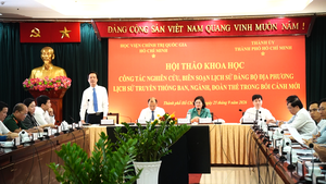 Biên soạn lịch sử đảng bộ địa phương bối cảnh mới cần tránh ghép nối cơ học