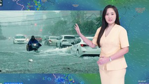 Thời tiết đêm 25 ngày 26-9: Bắc Bộ ngày nắng, đêm mưa; Trung Bộ mưa vừa, mưa to; Nam Bộ mưa dông về chiều tối