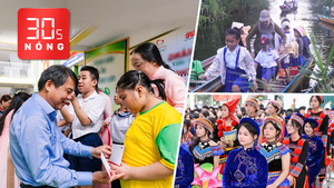Bản tin 30s nóng: Khai giảng năm học mới, hình ảnh khó quên từ thành phố đến vùng biên giới, đảo xa