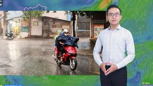 Thời tiết đêm 9 ngày 10-9: Bắc Bộ có gió Đông Bắc, chiều tối mưa dông; Trung Bộ và Nam Bộ mưa to về chiều tối