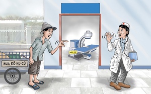 Máy hư nhưng bệnh viện quyết không bán ve chai