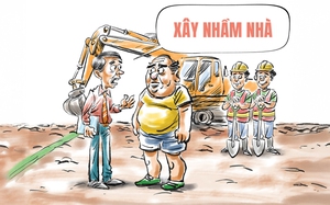 Nhìn là biết gia chủ âm mưu xây nhà trên đất người khác