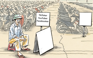 Bãi giữ xe dành riêng TikToker, YouTuber, Facebooker...