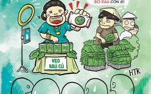 Giá rau củ tăng 50%, làm viên kẹo rau tăng chất... xanh cũng được