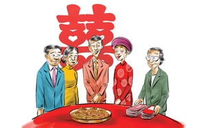 Nhà trai, nhà gái 'đại chiến' bằng tiền, nhìn phát ham