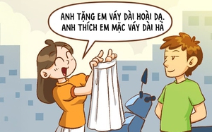 Tặng váy cho người yêu để vượt đèn đỏ?