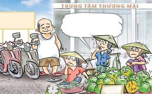 Khi chợ truyền thống 'chui' vào trung tâm thương mại