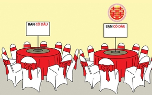 Đám cưới của một cặp đôi 'quan hệ rộng'