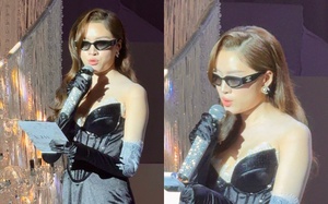 'Độc lạ' MC Thanh Thanh Huyền đeo kính đen vẫn đọc kịch bản trôi chảy