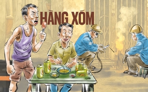 Dùng máy hàn 'phòng thủ' mấy ông hàng xóm đang hưng phấn