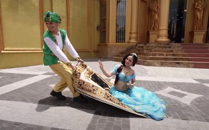 Thí sinh Miss Grand Việt Nam 2025 tung chiêu 'chào sân' hài hước