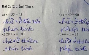 Ảnh vui 4-9: 'Tìm x' dễ thế mà cứ phải tìm?!