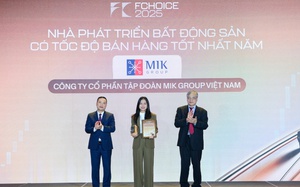 MIK Group được vinh danh 'tốc độ bán hàng tốt nhất năm'