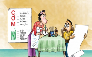 Ăn cơm với muối cho lành