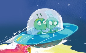 UFO học được chiêu che biển số