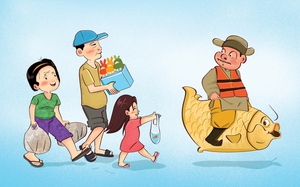 Táo lũ lụt vô cùng cảm động