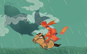 Táo quân cưỡi mã tiểu dã vừa chạy vừa khóc