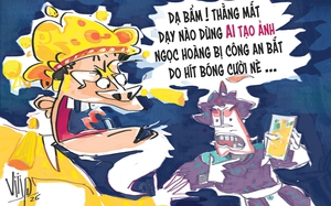 Ngọc Hoàng hít bóng cười là tin giả!