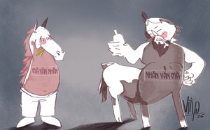 Nhân mã bàn chuyện nhậu với... mã nhân đầu xuân Bính Ngọ