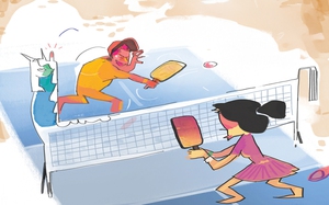 Trận pickleball giải quyết chuyện... về quê