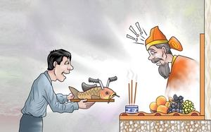 Táo cẩn thận bị tịch thu phương tiện chầu Trời