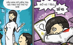 Tình hình học hành giữa tháng giêng