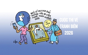 Cuộc thi vẽ tranh biếm họa 2026: Ai cũng có thể tham gia