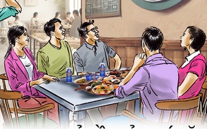 Chủ quán nhức đầu vì thực khách cứ giành nhau trả tiền ăn nhậu