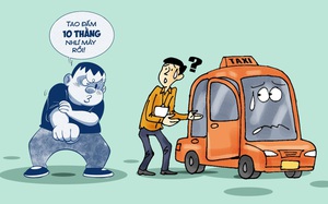 Khi tài xế taxi đụng khách hàng hổ báo